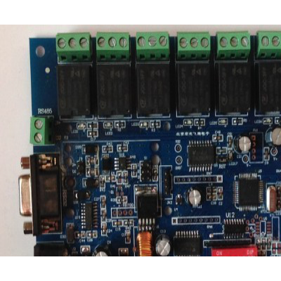电脑控制继电器模块光电隔离16DI.16DO继电器控制板串口