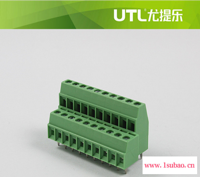供应尤提乐UTL端子MU1.0H2L3.50 接线端子 印刷线路板接线端子 接线