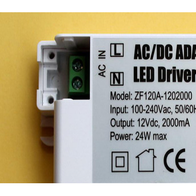 12V2A 24W LED平板灯面板灯恒压驱动电源/外置电源 LED电源