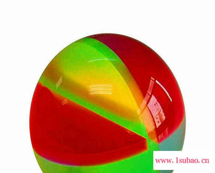 天运透明魔术球LED灯罩球菱形树脂摆件亚克力彩色实心球