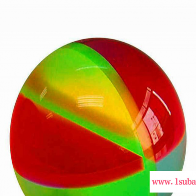 天运透明魔术球LED灯罩球菱形树脂摆件亚克力彩色实心球