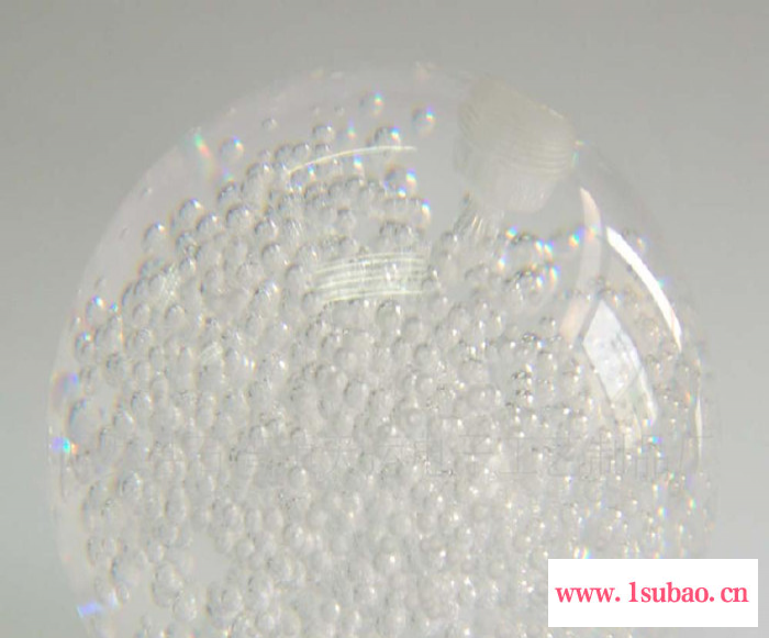 彩色透明灯罩南瓜菱形汽泡实心球LED灯亚克力球钻孔装饰