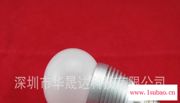 LED蜡烛球泡灯外壳 蜡烛 G60玻璃灯罩 3W图2