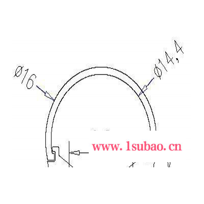 LED配件厂家供应 D－39 T5日光灯管外壳，2/3发光面，无炫光灯罩