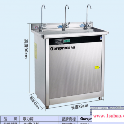 商用不锈钢节能饮水机单位医院车站温水开水器直饮机工厂饮水设备