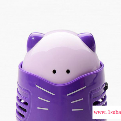 卡通迷你吸尘器 小猫吸尘器 桌面吸尘器 便捷式小型吸尘器