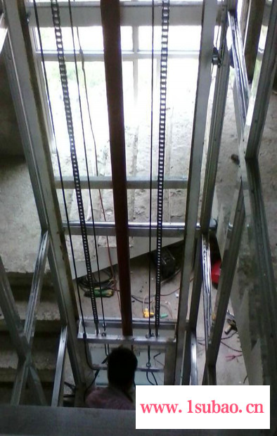 供应北京安装遥控器液压家用链条式升降台家用小型电梯