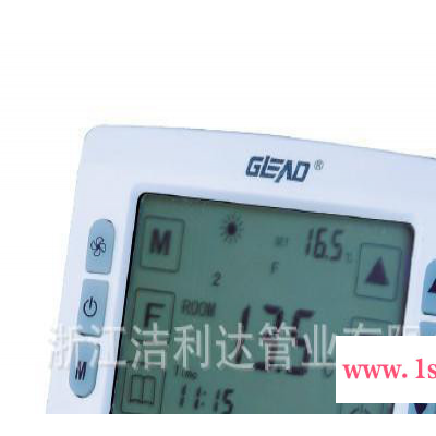 TS-600-K洁利达六健式数字液晶显示温控器 中央空调用周