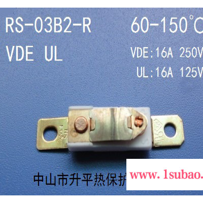 RS-03B2-R VDE UL 16A 双金属热保护器温控器温度开关温控开关