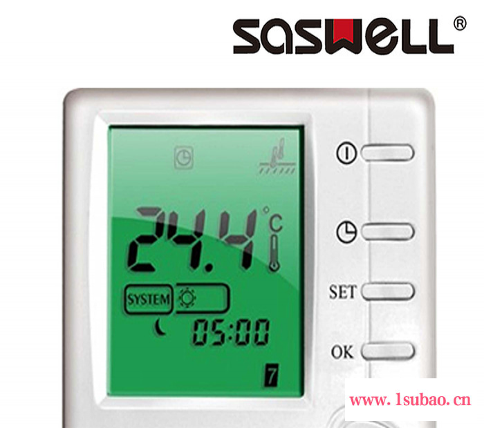 英国森威尔saswell电地暖水地暖房间温控器SAS803系