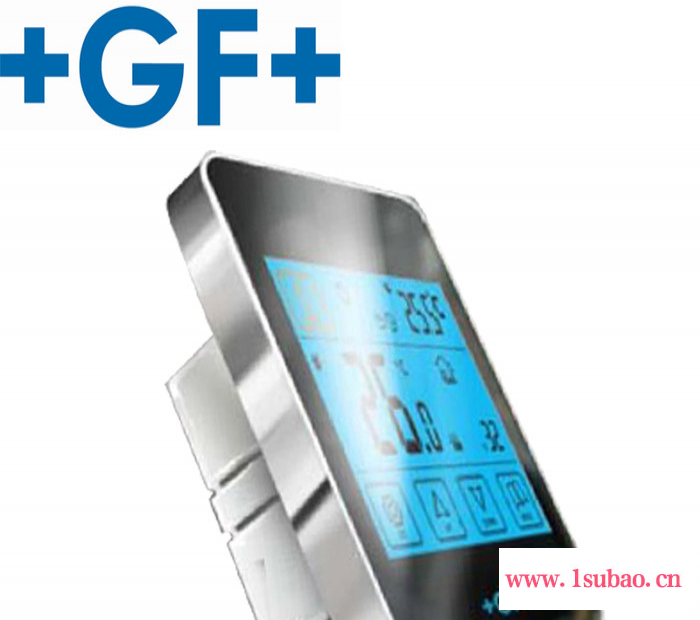 瑞士GF乔治费歇尔周编程大液晶触摸地暖壁挂炉温控器MF04-
