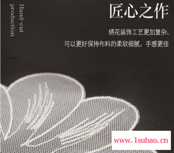 美目盼兮 餐垫圆形家用杯垫 简约韩式蕾丝刺绣香薰装饰垫 咖啡杯垫蕾丝垫图2