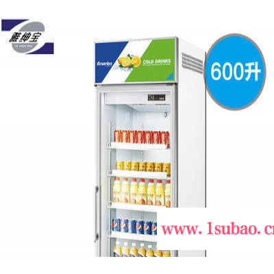 雅绅宝 SG06L1F饮料冷单门藏展示柜 风冷啤酒柜 立式商用冰柜 保鲜柜