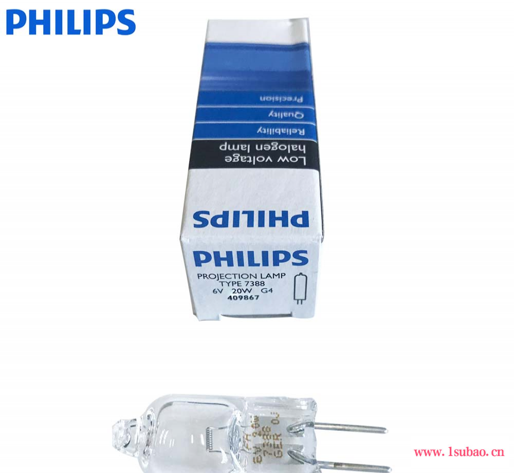 Philips/飞利浦卤钨灯 6V20W卤素灯珠 7388 显微镜小灯泡 投影仪 光学设备卤钨灯图2