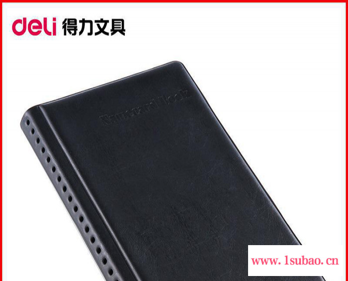 得力5783文具名片册名片包PU材**雅大气商务180张装名片夹黑棕图3