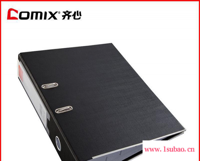 **A108N 快劳夹 档案盒 3寸半包胶快劳夹 2孔F/C文件夹 欧式图3