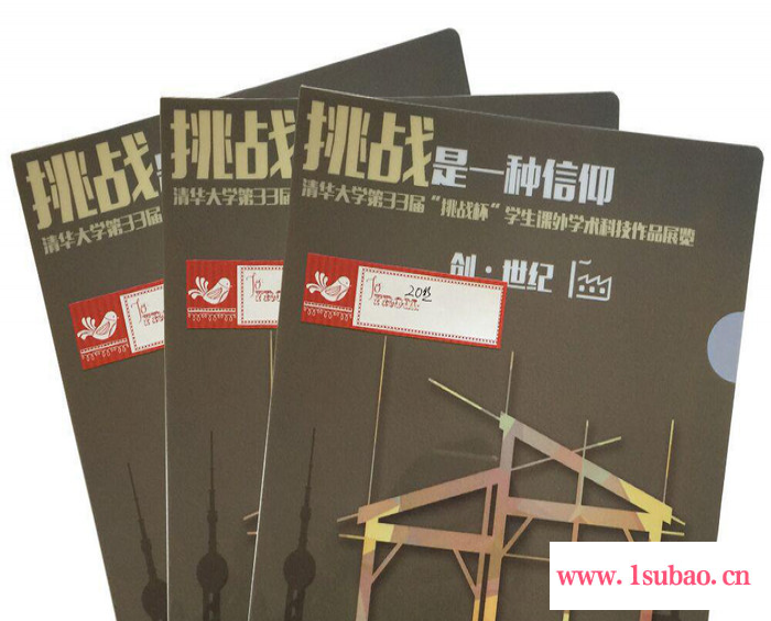 制作PP环保塑料文件夹 L形单片资料夹 L形A4纸文件夹图2