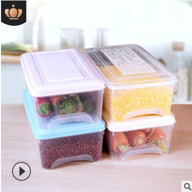 冰箱收纳盒抽屉式透明塑料保鲜盒家用透明厨房冷冻盒食品储物盒