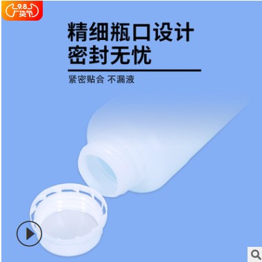 食品级100ml-1L多规格加仑塑料瓶乳液果汁颜料调料加厚密封分装瓶图3