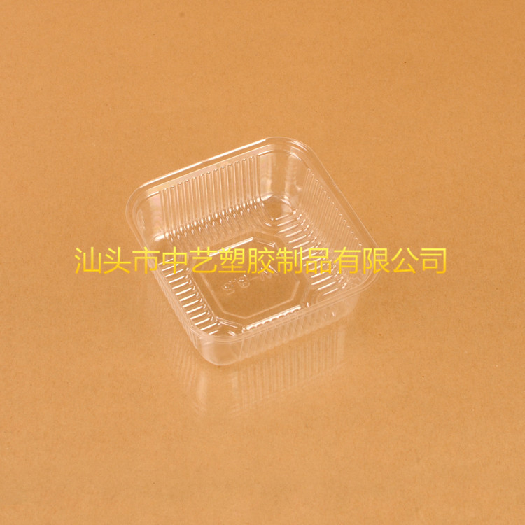 PET方形透明月饼托