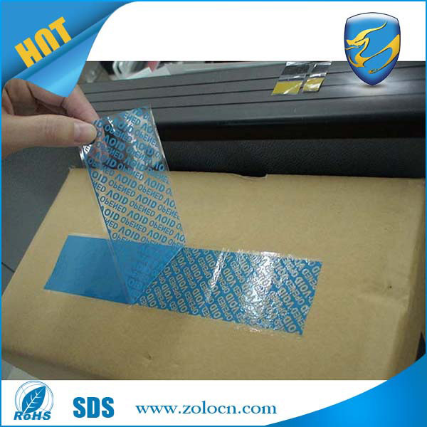 tamper evident void security t
