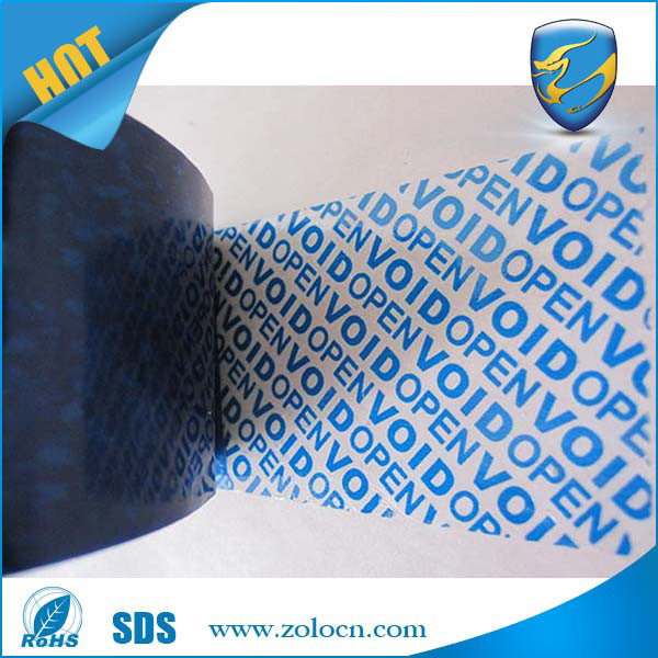 tamper evident void security t