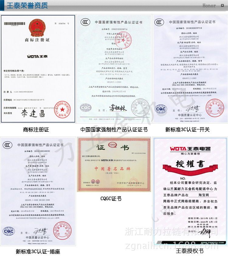 王泰荣誉资质