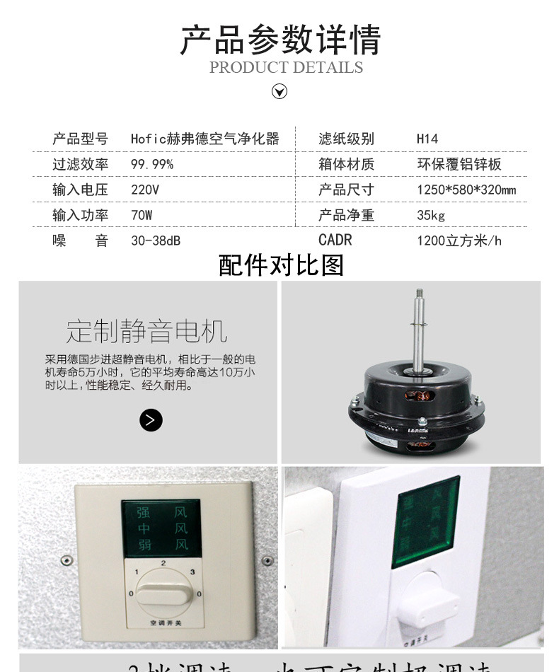 空气净化器产品详情参数