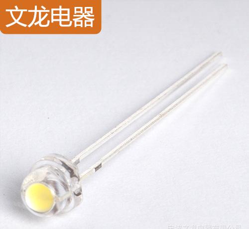 长脚0.5W草帽5MM白灯