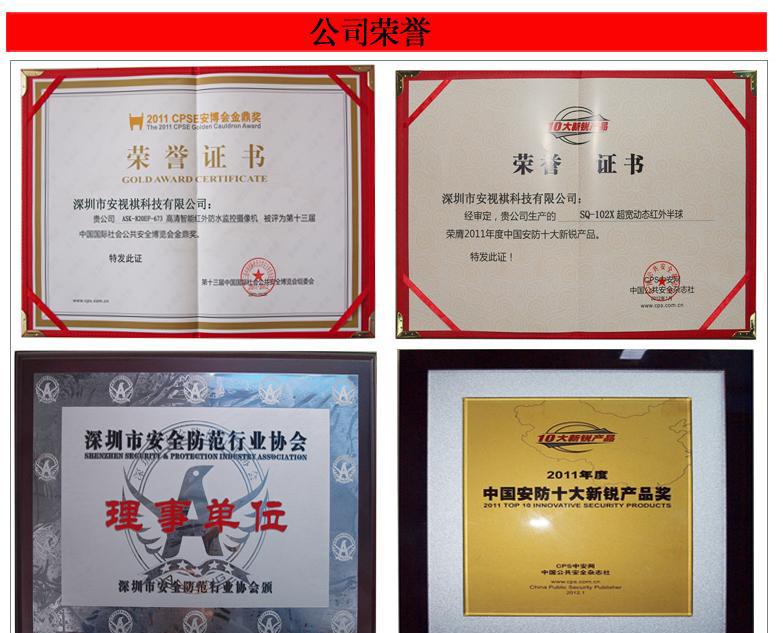 公司荣誉证书副本