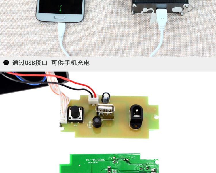 罗门23w三光源相机强光钓鱼灯-60小时续航蓝白紫光变焦充电