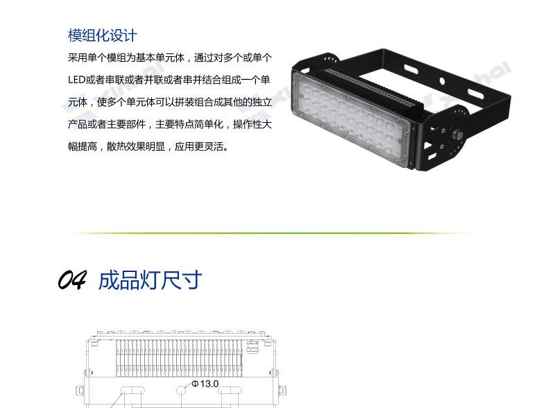 隧道灯模组50W_05