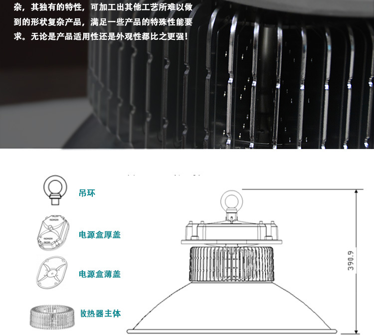 工矿灯外壳