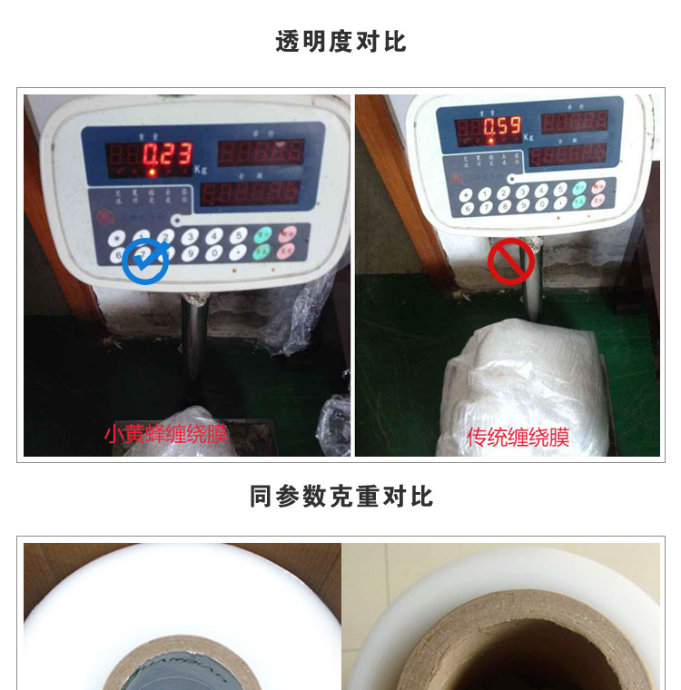 小黄蜂缠绕膜,拉伸缠绕膜,400%拉伸,韧性增强的缠绕膜示例图8