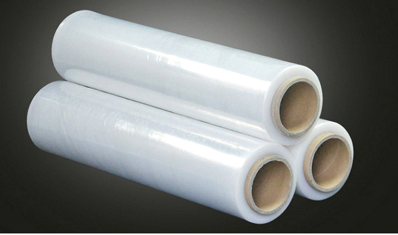 LLDPE缠绕膜工业包装薄膜 PE缠绕保护膜 透明托盘拉伸包装塑料膜示例图4