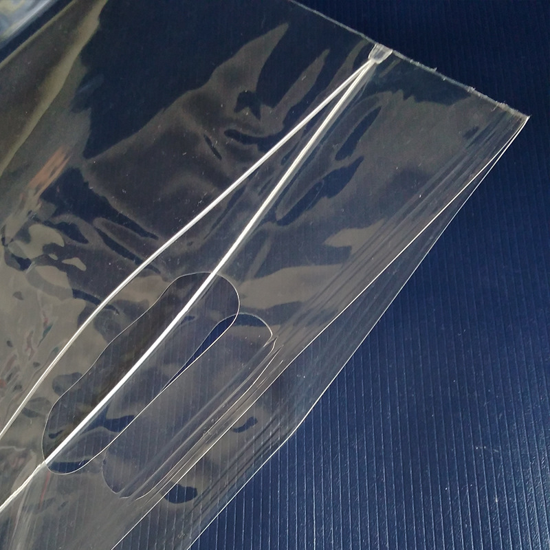 pp空白自封手提袋茶葉干貨補(bǔ)膠食品包裝袋 現(xiàn)貨 廠家直銷示例圖6