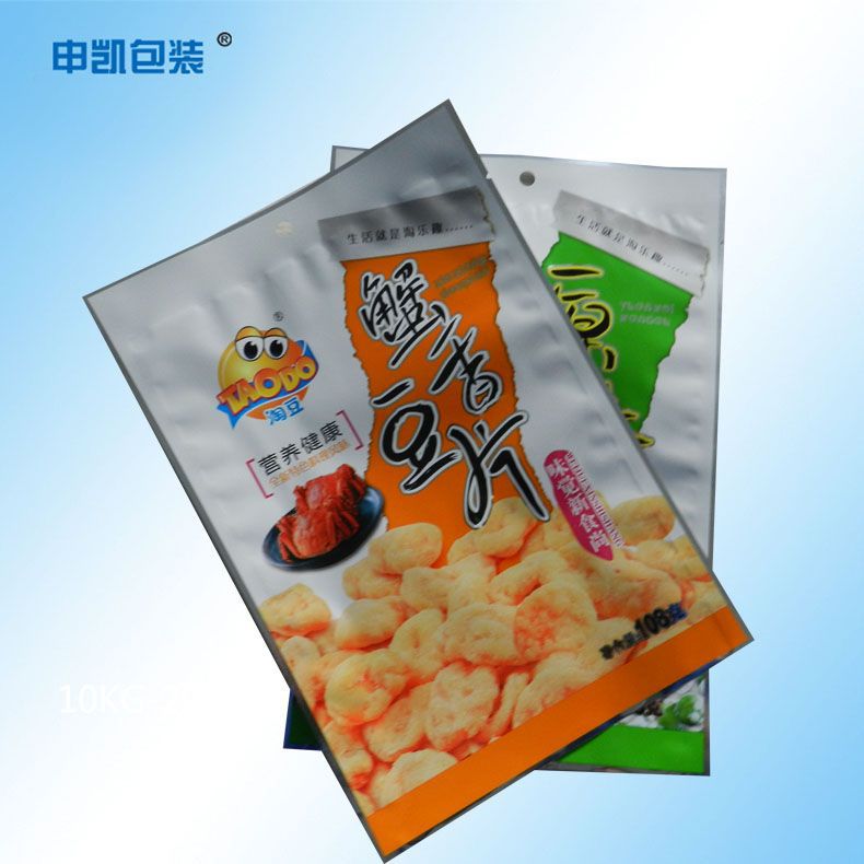 休闲食品包装袋 豆制品塑料袋 印刷鲜艳色差小 安全卫生拥有QS证示例图7