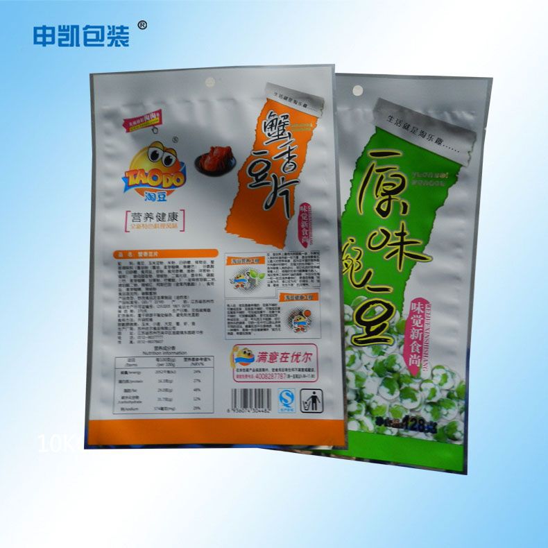 休闲食品包装袋 豆制品塑料袋 印刷鲜艳色差小 安全卫生拥有QS证示例图6