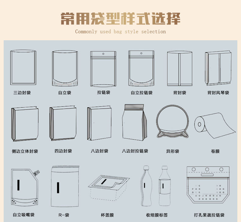 廠家供應 優質平口塑料食品袋 掛面袋 可定制示例圖14