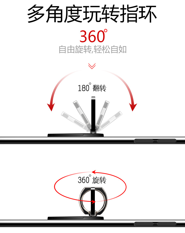 HB821双爱心手机扣充电打火机 创意手机支架婚庆礼品定制打火机示例图4