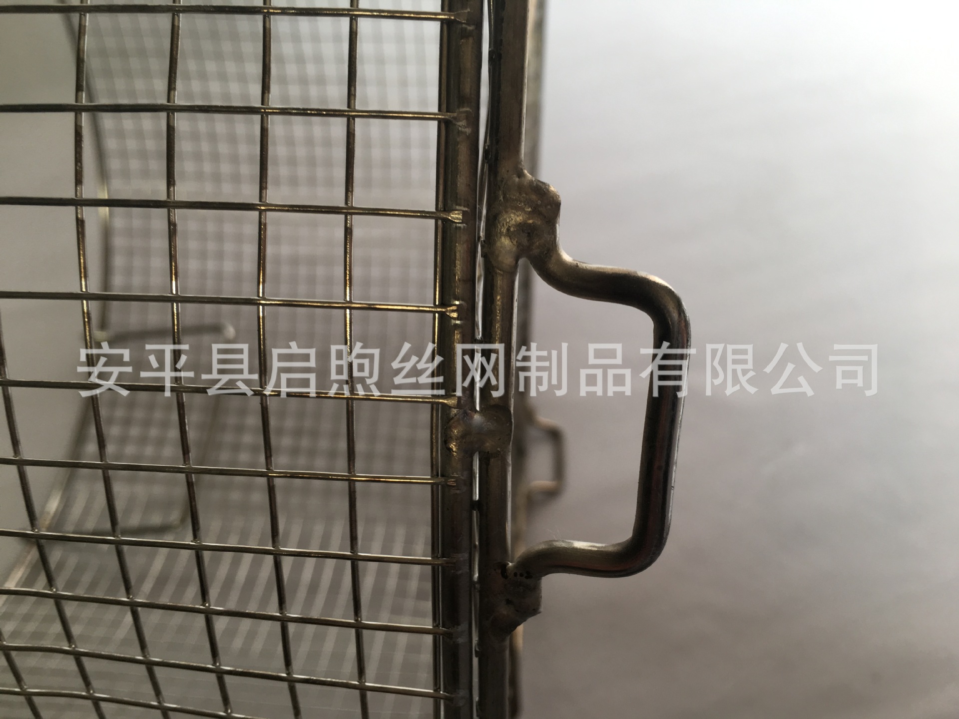 专业生产加工不锈钢网筐 网篮 消毒筐 不锈钢网篮 圆形提篮示例图7