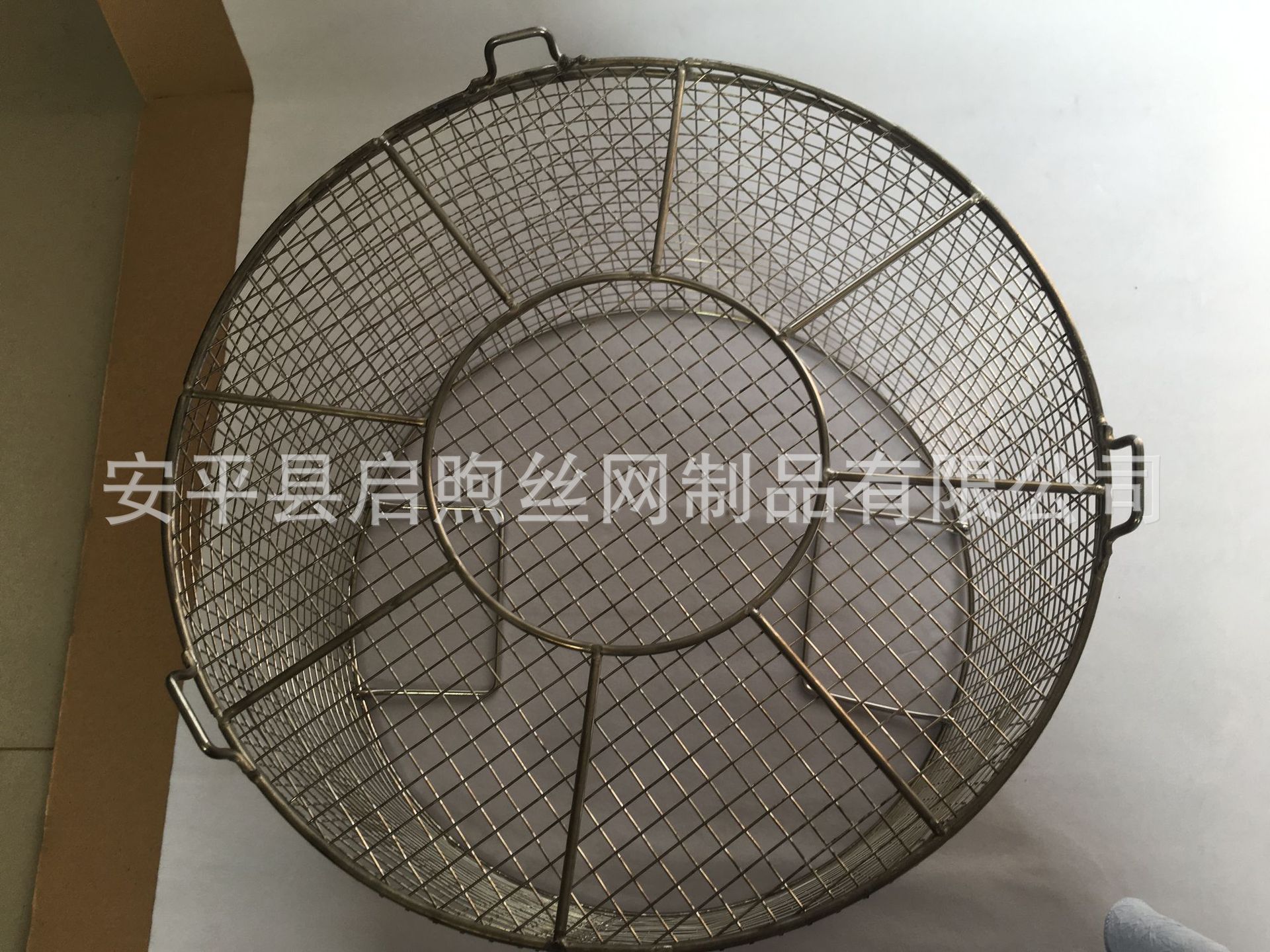 专业生产加工不锈钢网筐 网篮 消毒筐 不锈钢网篮 圆形提篮示例图10