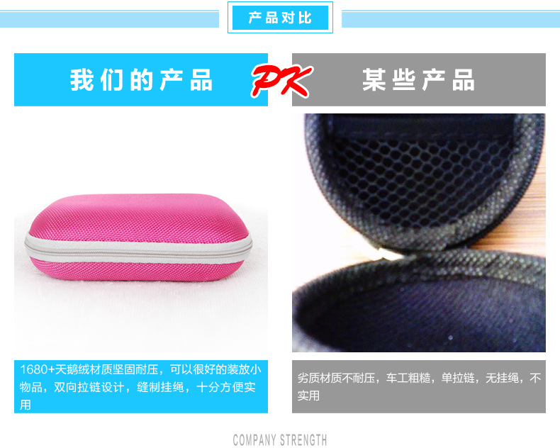 热销产品方盒数据线收纳包创意电子数码产品 便携数据线收纳盒示例图9