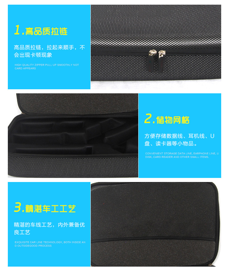 供应多功能收纳盒 整理收纳包 防水工具包 创意小工具电工包定做示例图12