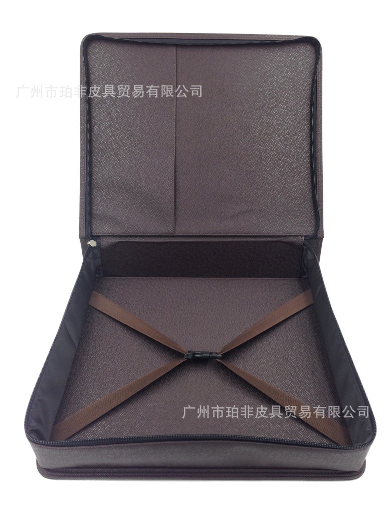 房企 外贸出口 资料箱皮革收纳盒 交房箱皮盒厂家定制示例图4