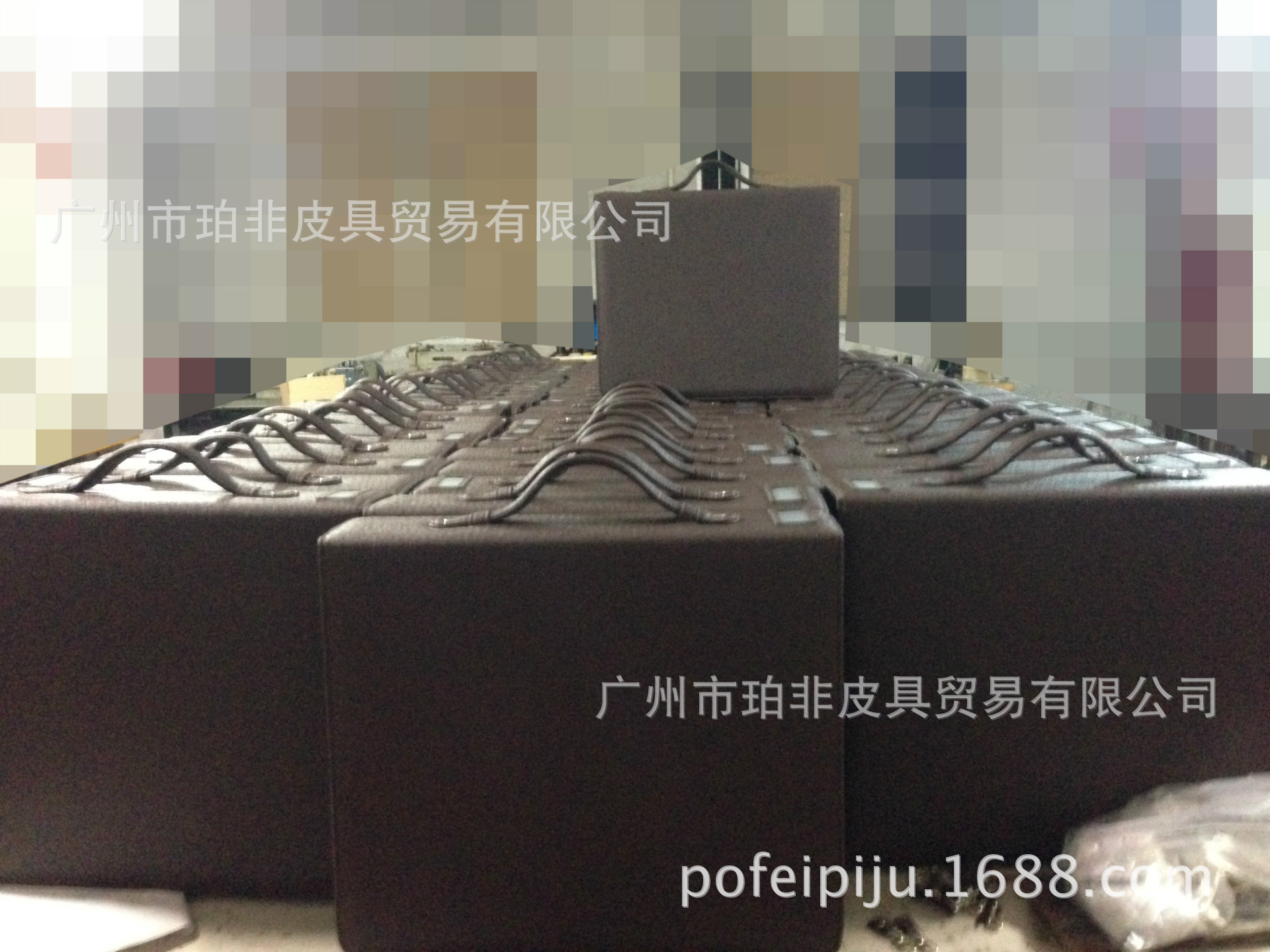 房企 外贸出口 资料箱皮革收纳盒 交房箱皮盒厂家定制示例图11