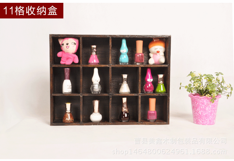 中式復(fù)古重?zé)烂鎧akka雜貨整理盒 家用生活用品收納盒木制示例圖42