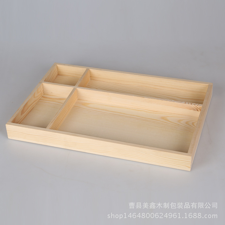 桌面多功能辦公室收納盒 兒童飾品整理盒 戒指展示盒木制收納盒示例圖2
