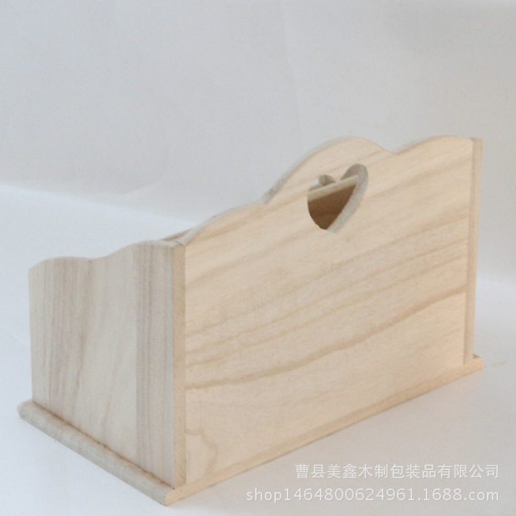 zakka雜貨多格木質工具收納盒小號 精美洗漱用品收納木盒桐木無蓋示例圖11