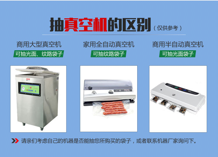 透明真空包装袋13*18*16丝 带易撕口塑料袋保鲜食品袋密封袋示例图7
